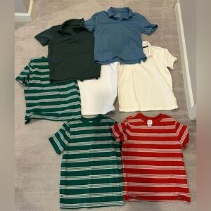 Boys tee shirts. Hanna Andersson and others, size 8